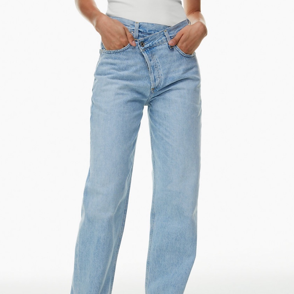 Agolde criss-cross jean